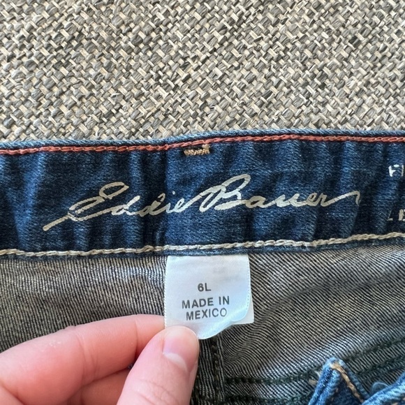 𝅺eddie Bauer Women’s Curvy Bootcut Jeans Size 6L - Picture 8 of 9